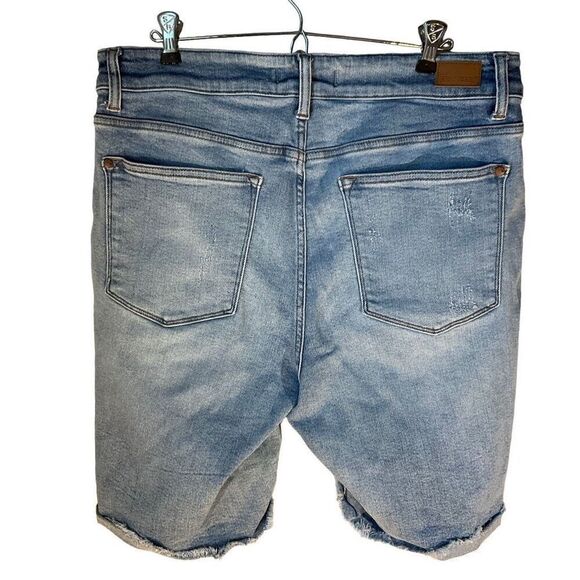 Judy Blue Distressed Cut Off Jean Shorts, 2XL - Picture 4 of 13
